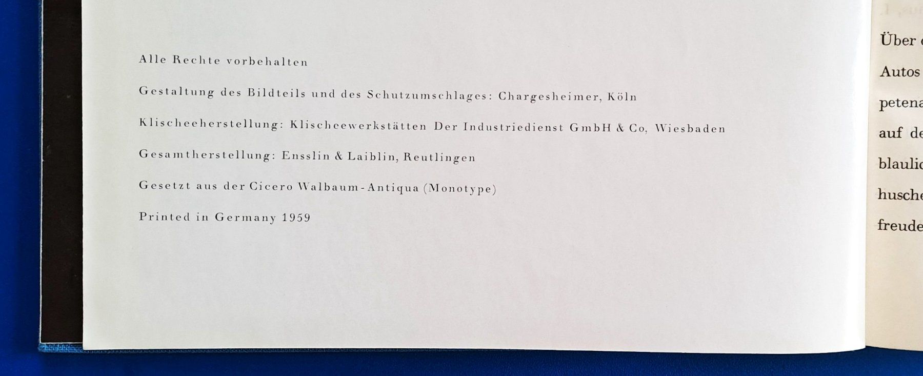 Libri: Chargesheimer / Scholz: BERLIN  Origin. EA 1959 mit SU - TOP – Usato da Zürich venduto da archiphil 4