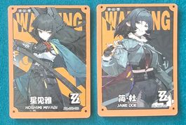 ZZZ 2 Thick Cards SSR Holo Waifu Zenless Zone Zero