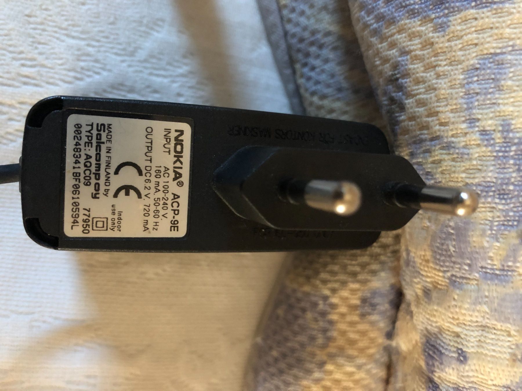 Nokia Caricabatterie: Chargeur Nokia ACP 9E – Nuovo (secondo la descrizione) da thonex venduto da begochiqui 2