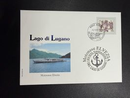 Schweizer Schiffspost Lago di Lugano MN Elvezia 1999