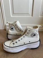 White Platform Converse 39