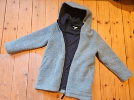 Neuwertig Wollfleece Jacke hess natur 122/128 wie disana