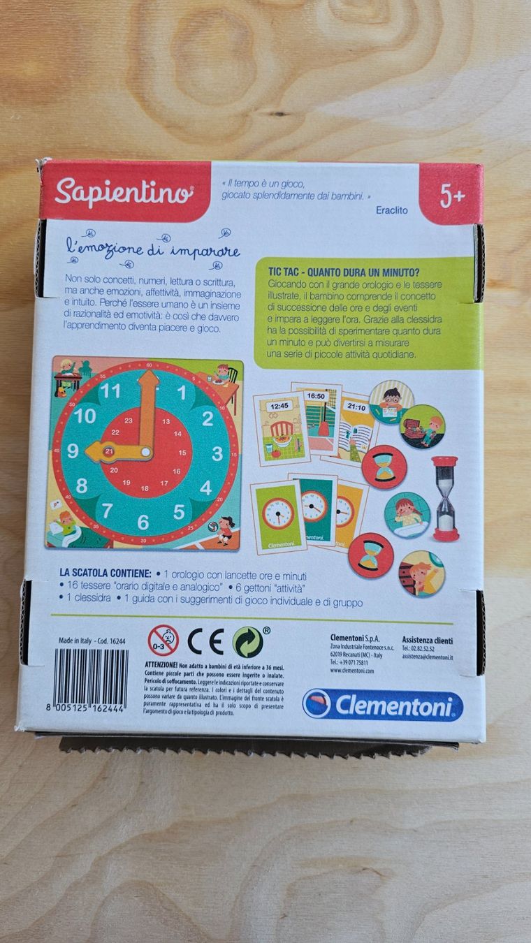 Spiele: Lernuhr italienisch – Gebraucht aus Embrach von Lorenzo014 1