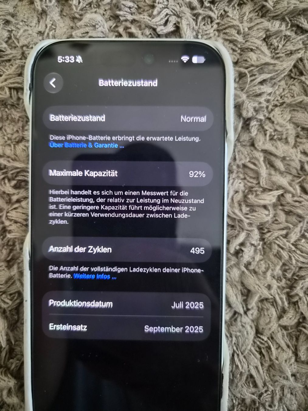 Apple Telefoni cellulari / Smartphones: iPhone 17 256GB mit Hülle – Usato da Domat Ems venduto da tchnesa 1