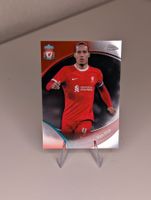 Virgil Van Dijk Topps Chrome Red Refractor Card 2021/22