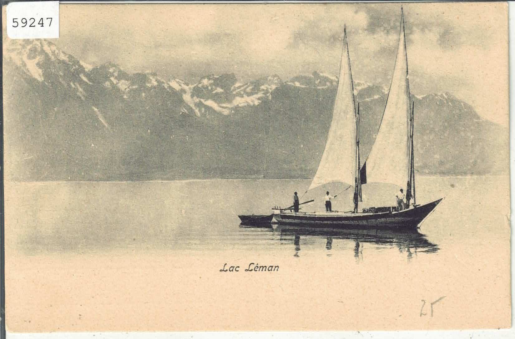 Cartes postales: Lac Leman - Barque – D'occasion à Ettingen par Kartenplanet