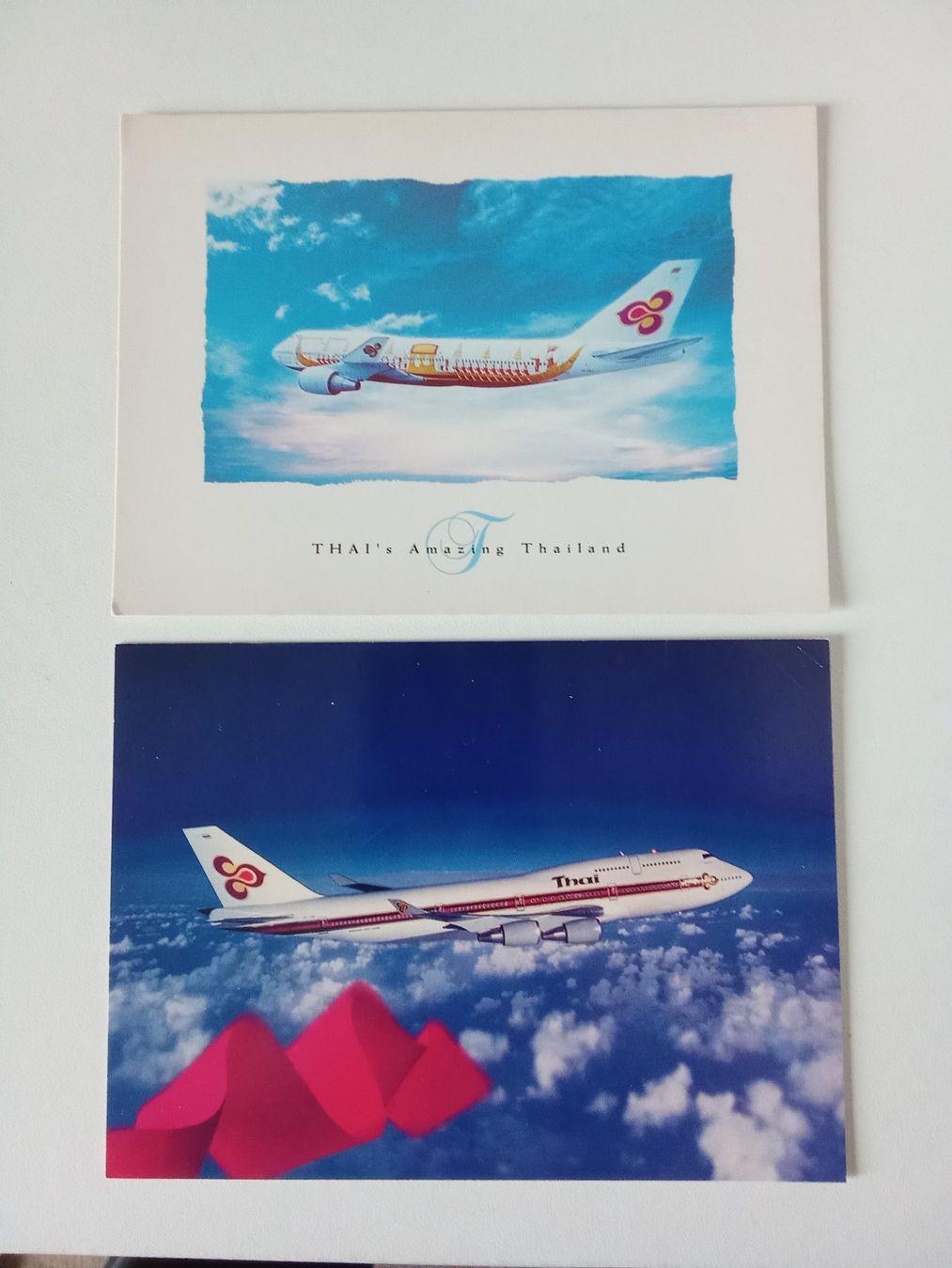 Cartoline postali: Aviatik Ansichtskarten-Set Thai Airways (2 Karten) – Nuovo (secondo la descrizione) da Bilten venduto da Bora3