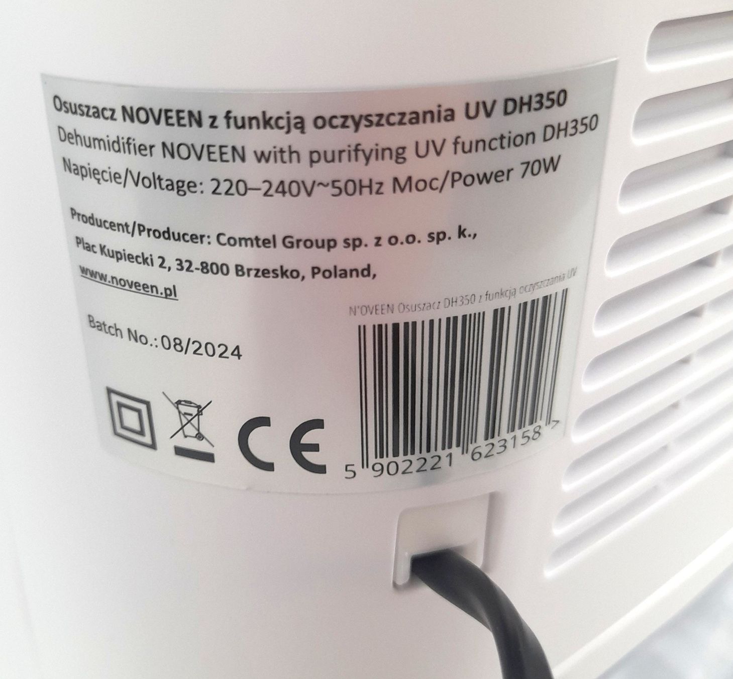 Deumidificatori: Noveen DH350 – Nuovo (secondo la descrizione) da Liebefeld venduto da Restwert_Liebefeld 3