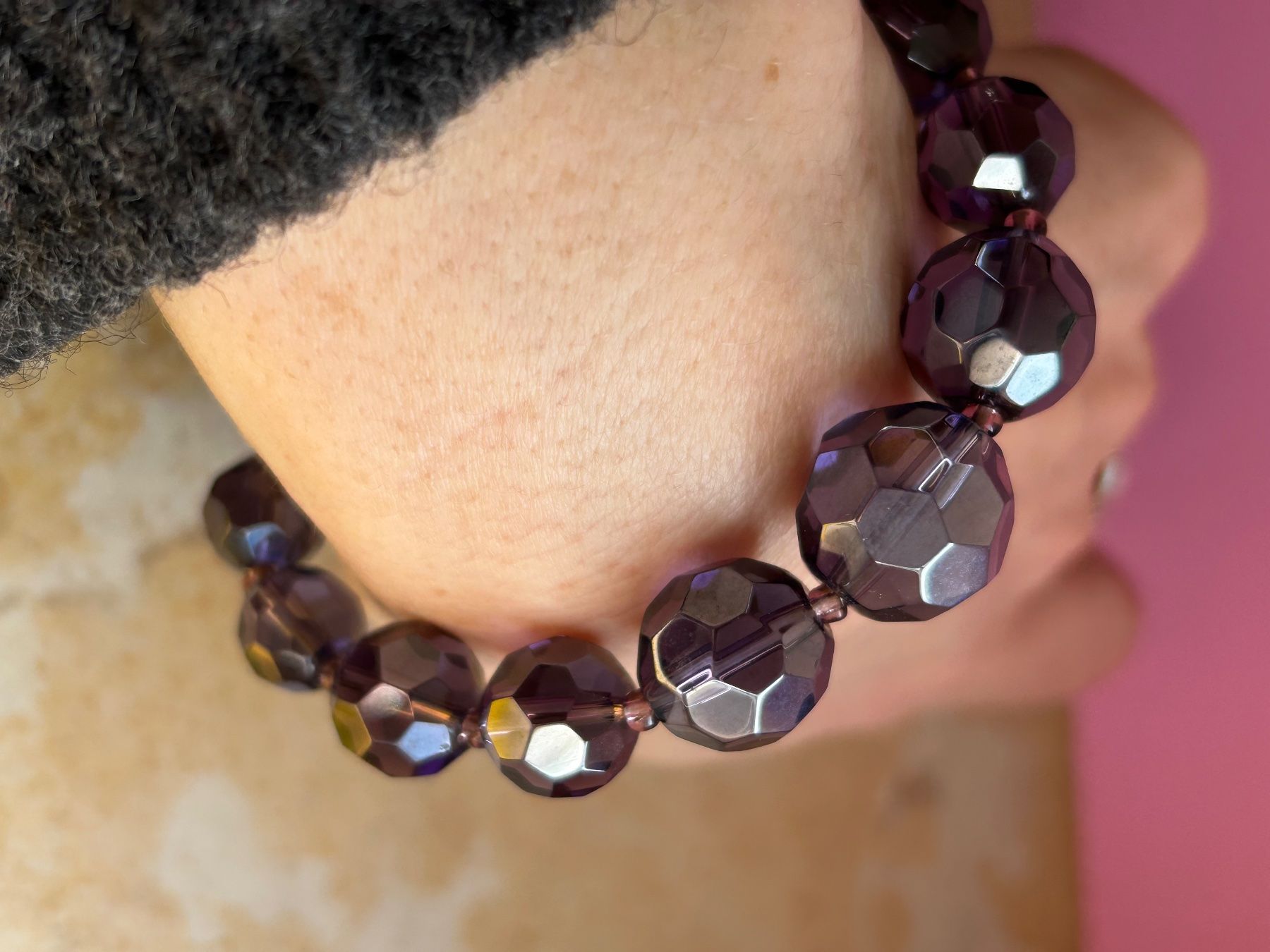 Armbänder & -reifen: Armband violett Disco-Fox oder Charleston – Gebraucht aus Laufen von Bellavitaboom 6