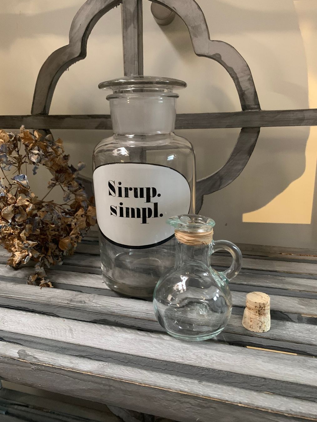 Accessori da laboratorio: Apothekerflasche, Glasbehälter sirupus Simplex, Stopfenglas – Usato da St. Gallen venduto da Miousch 3