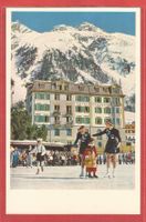 Pontresina - Hotel Languard mit Eisbahn - ca. 1960