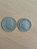 2x Schweizer Münzen 10 Rappen und 20 Rappen (1931 & 1944)