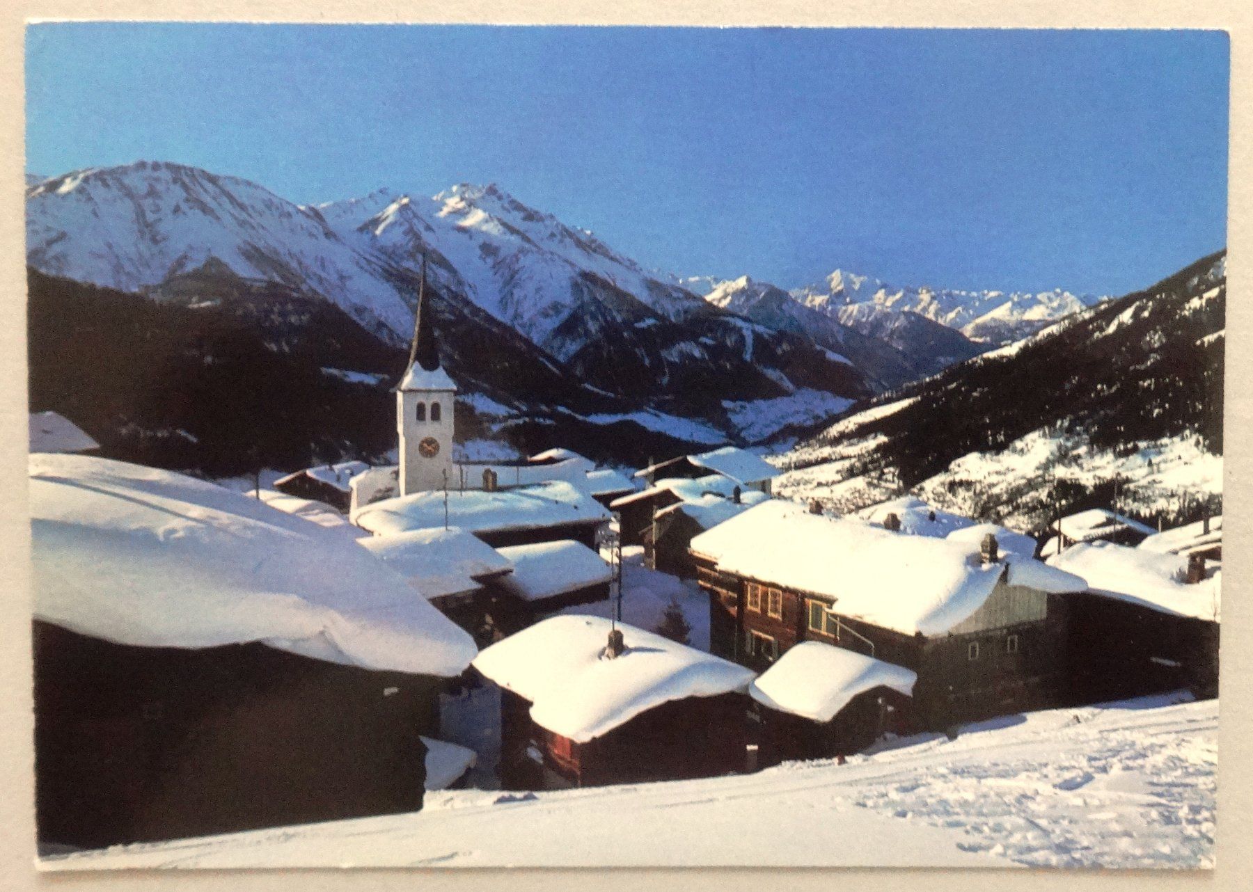 Cartoline postali: Bellwald 1560 m ü.M. – Difettoso da Fétigny venduto da Billy2miny