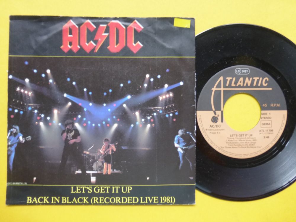 AC⚡DC 7" LET'S GET IT UP Kaufen auf Ricardo