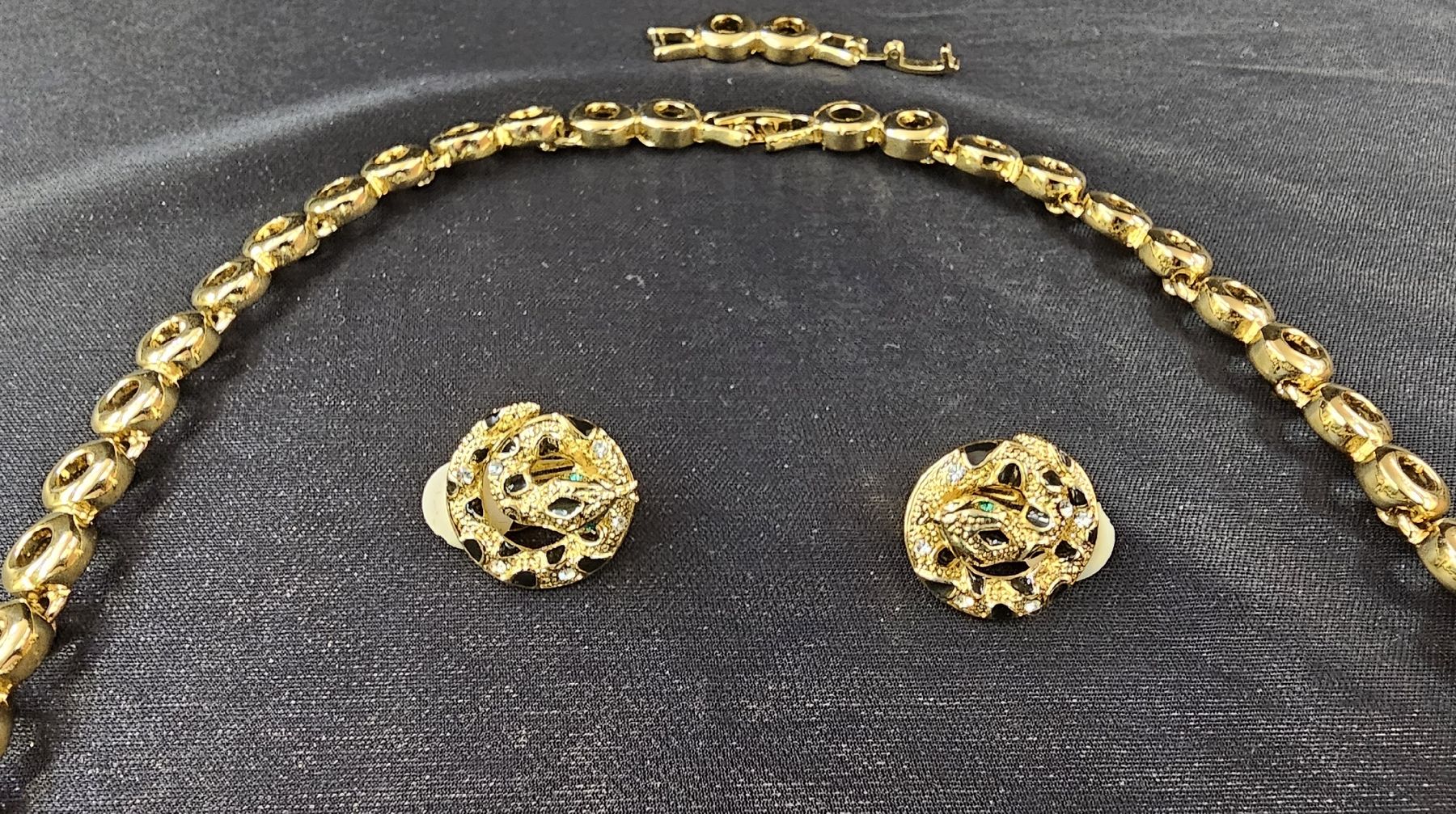 Altri gioielli: Schlangen-Collier, Gold-Optik, Ohrclips, Halskette – Nuovo (secondo la descrizione) da Wangen b. Olten venduto da ErikaK06 3