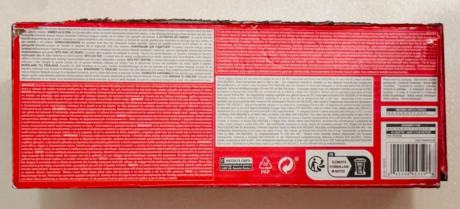 Nintendo Console: Nintendo Swicth Console, rouge néon/bleu néon – Nuovo e nell'imballaggio originale da Genève venduto da Murmurs 9