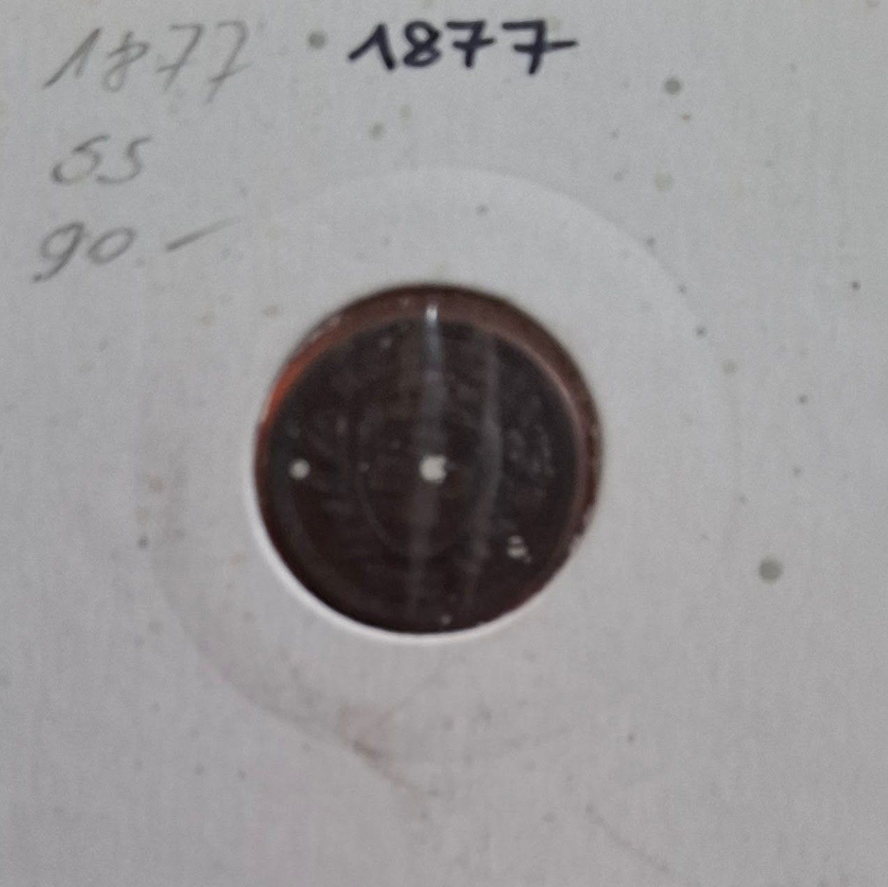 Tutti le monete: CHF 0.01 1877 Schweiz SS – Usato da Fribourg venduto da Kiki020