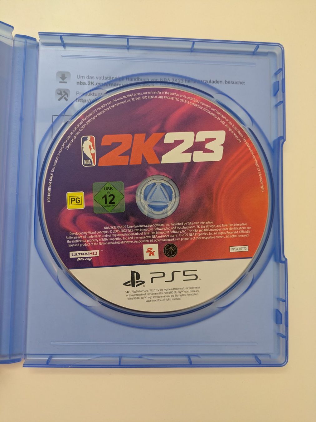 Sony Spiele: NBA 2K23 (PS5) – Gebraucht aus Wettswil von Damuscle 2