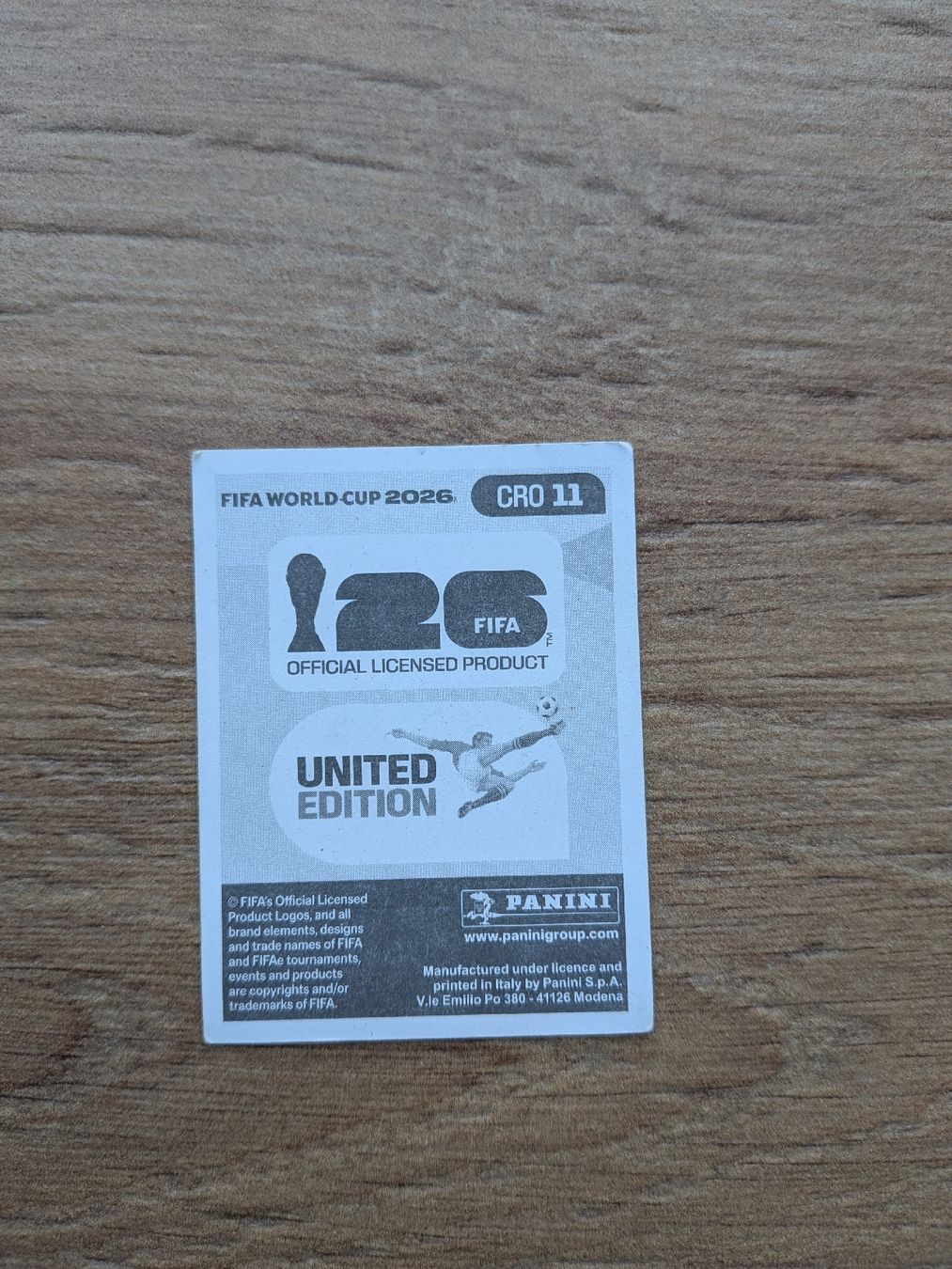 Panini Carte collezionabili: Panini Bild CRO 11 – Usato da Eschenbach SG venduto da SanFranciscoCalifornia 1