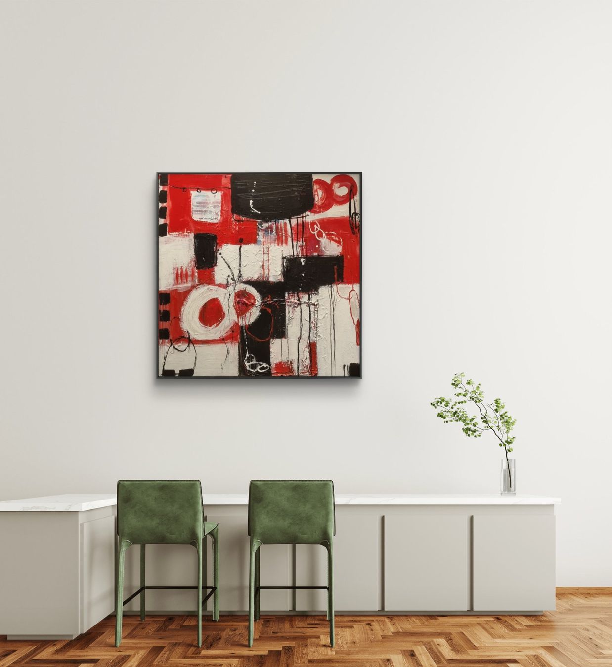 Dipinti: Originales abstraktes Bild 80x80cm – Nuovo (secondo la descrizione) da Urdorf venduto da Contra8