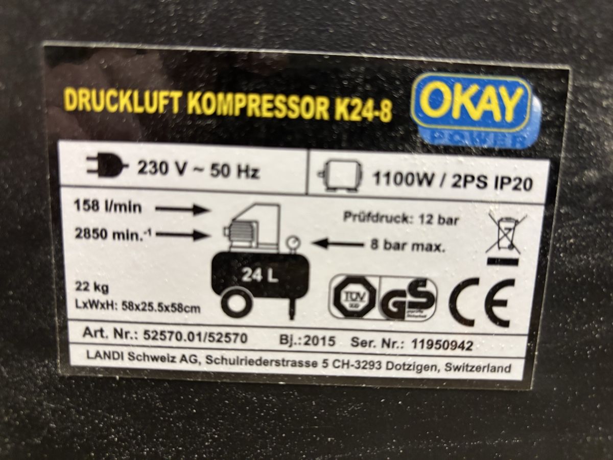 Compresseurs: Luftkompressor – D'occasion à Pfaffnau par 81a_2qs8 2