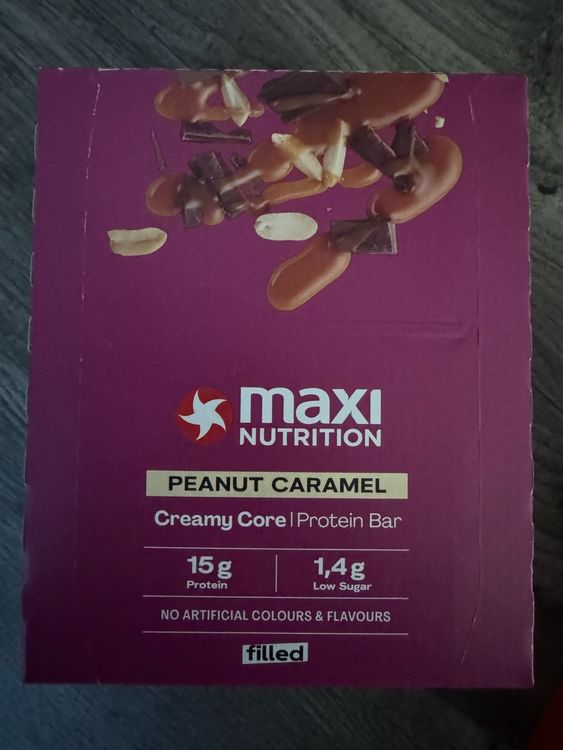 Maxi Nutrition Peanut Caramel Riegel (Neu und originalverpackt) in ...