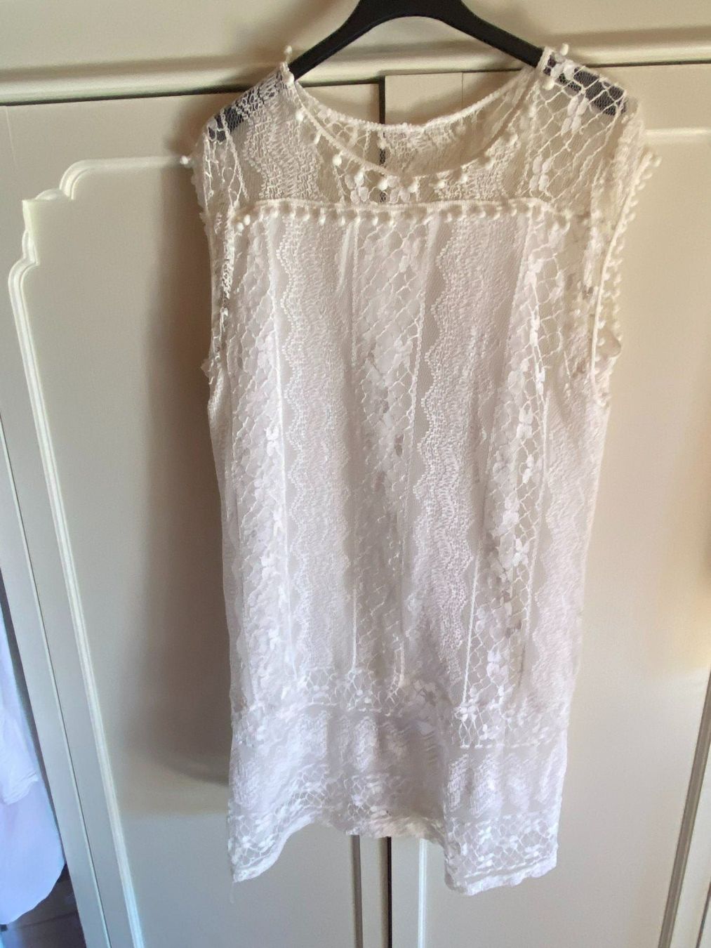Vestiti: DAMEN SPITZENKLEID VINTAGE WEISS – Usato da Meienried venduto da ManuelaBoutique