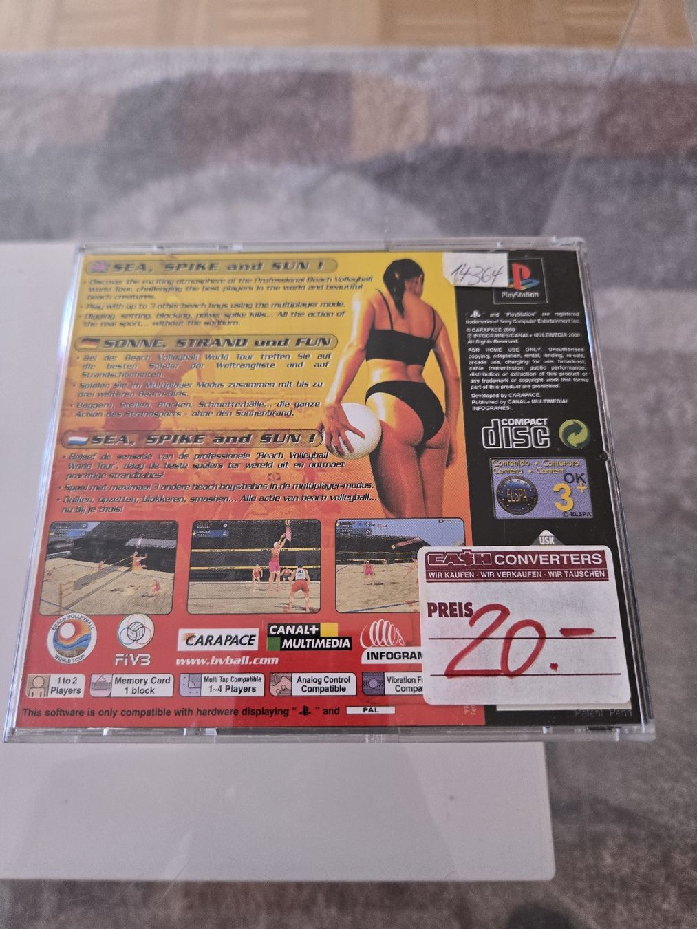 Giochi: Beach Volleyball PS1 – Usato da Bussigny venduto da Kfdlt 1