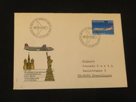 Pro - Aero 1972 25 Jahre Genève - New York Atlantikflug