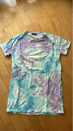 T-Shirt, Batik Look, Pastellfarben, Grösse s