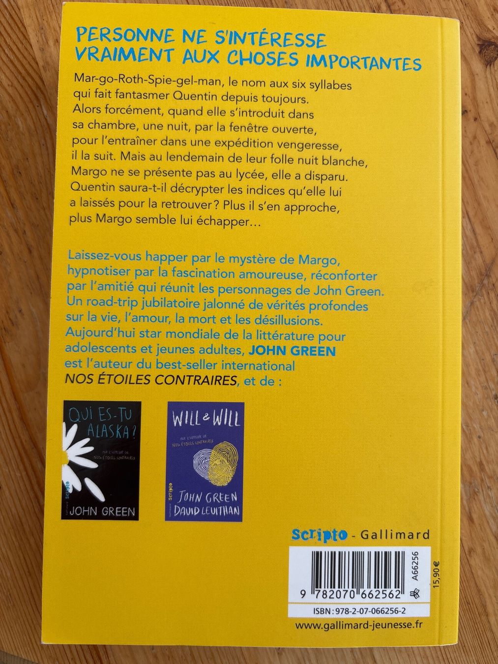 Livres: John Green- La Face Cachée de Margo – Neuf (Voir description) à La Chaux-de-Fonds par lea_77ly 1