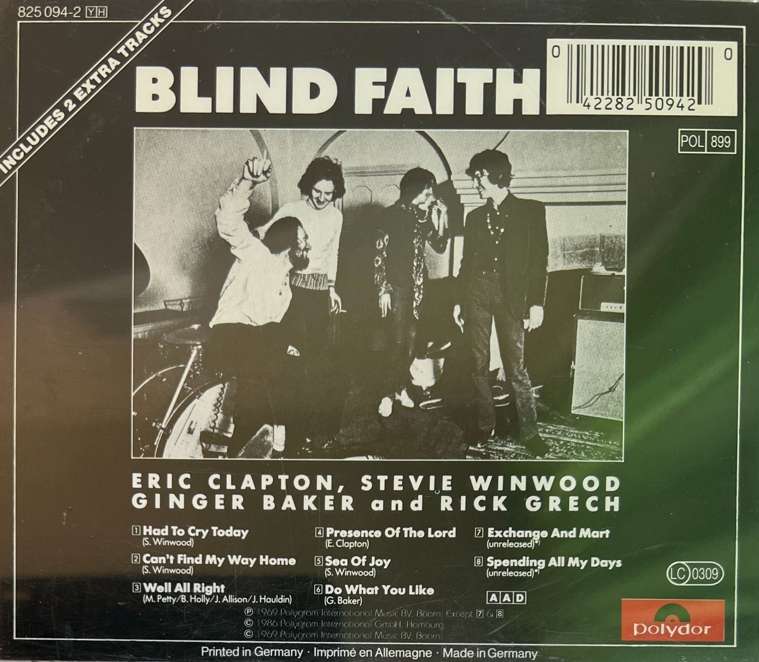CD: BLIND FAITH / Blind Faith – Usato da Bischofszell venduto da kustavi 1