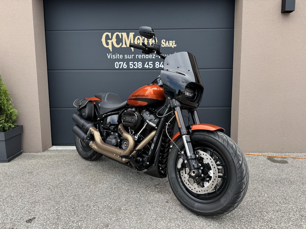 Harley-Davidson Chopper: Harley Davidson Fat Bob 114 FXFBS Softail LEASING POSSIBLE  – Usato da Echallens venduto da HD90 1