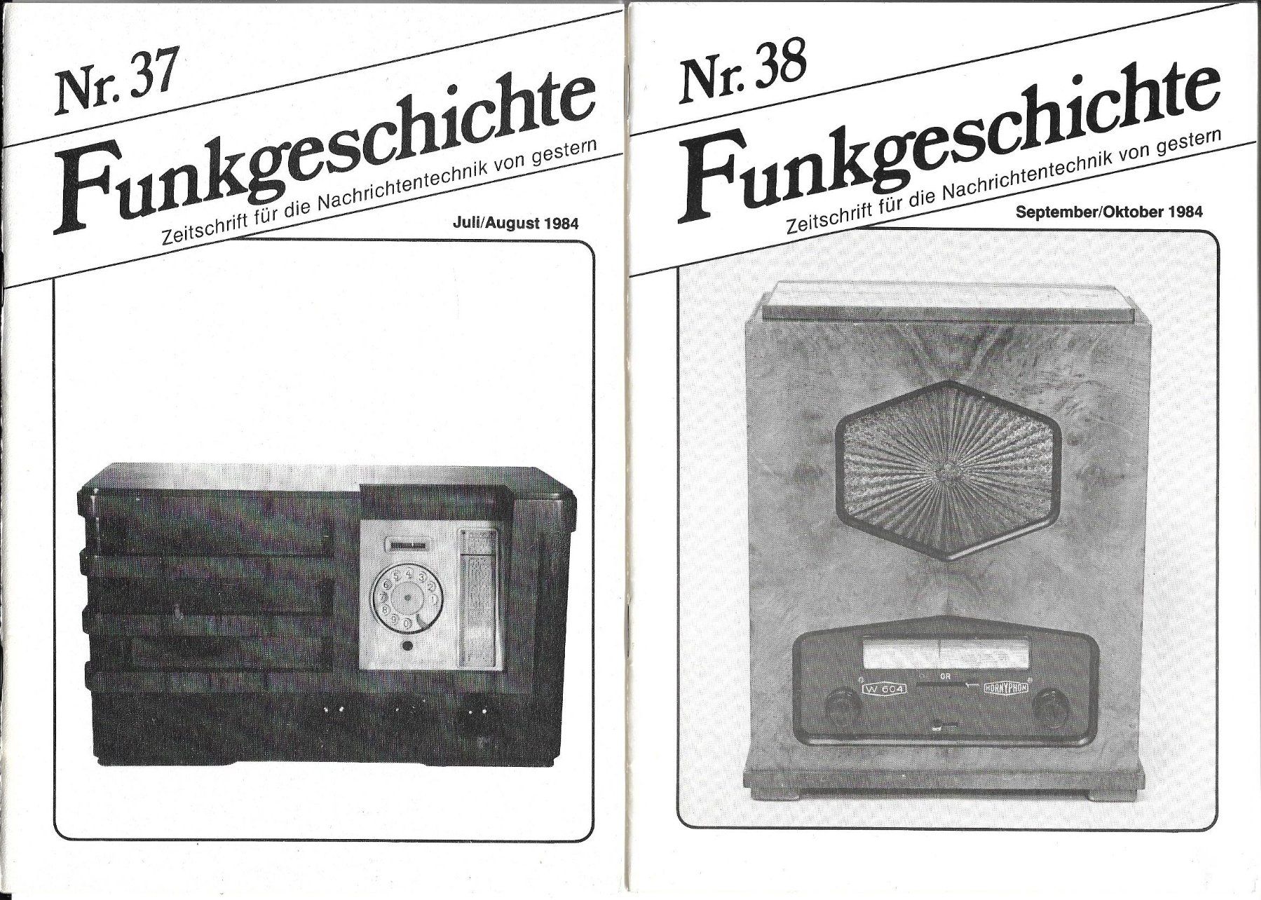 Riviste & Magazine: Funkgeschichte GFGF Nr. 37-38 – Usato da Zwingen venduto da Celerio100