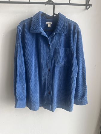 L.L.Bean – Cordhemd / Overshirt Blau – Grösse S