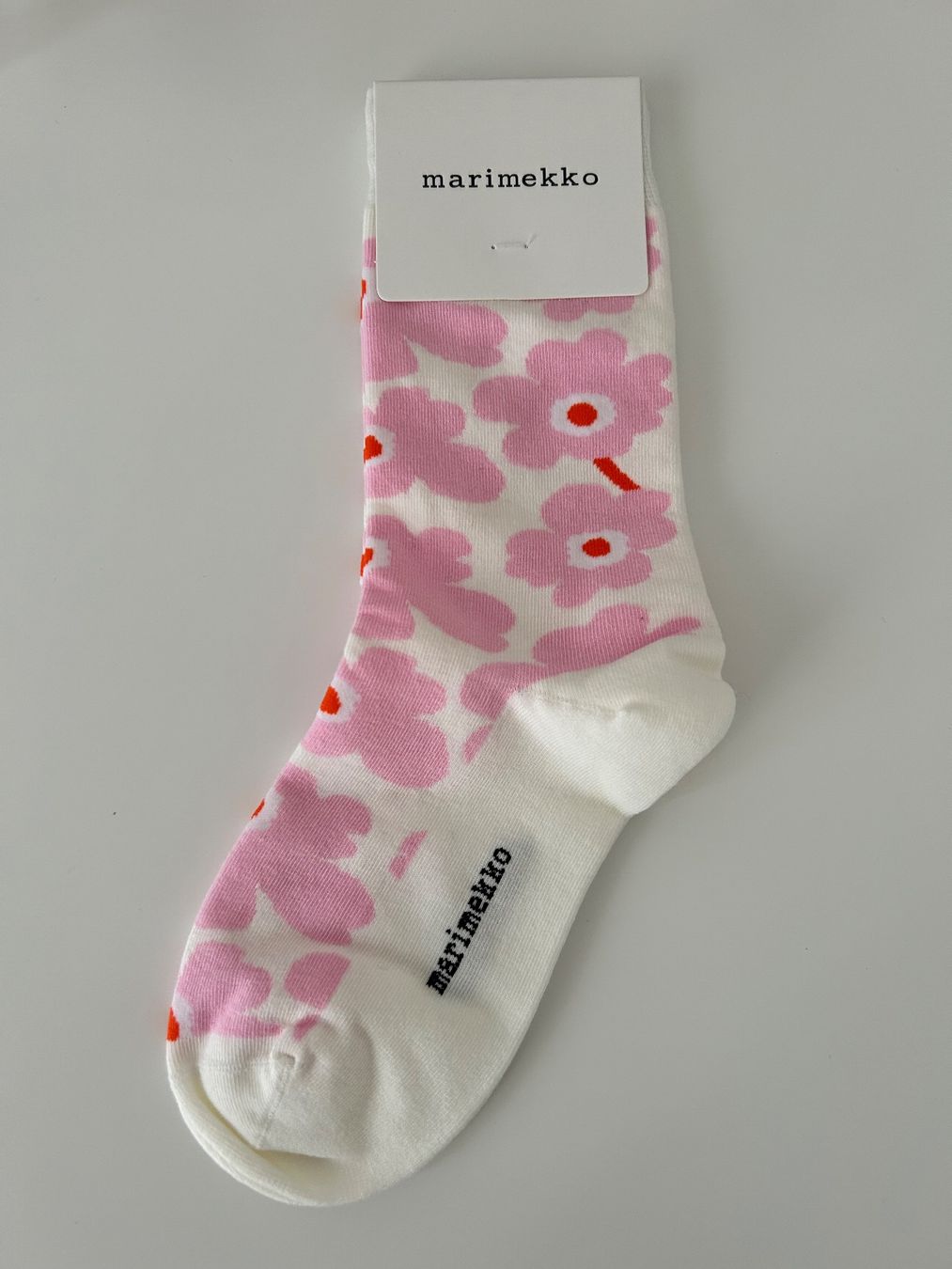 Calze: Marimekko socks pop-up flower print – Nuovo e nell'imballaggio originale da Zürich venduto da Ferienan