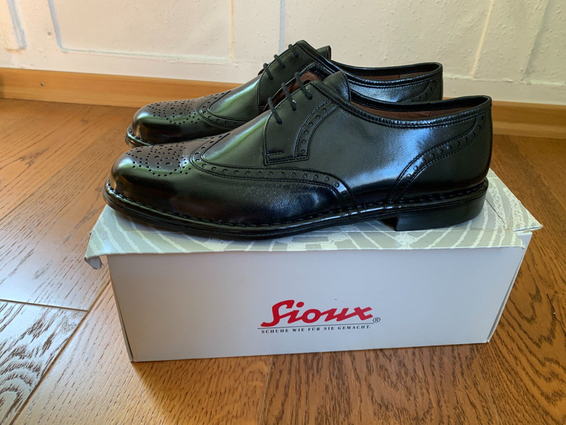 Scarpe da uomo: Sioux Glasgow Leder black Size 10.5 – Nuovo e nell'imballaggio originale da Zürich venduto da finsti 2