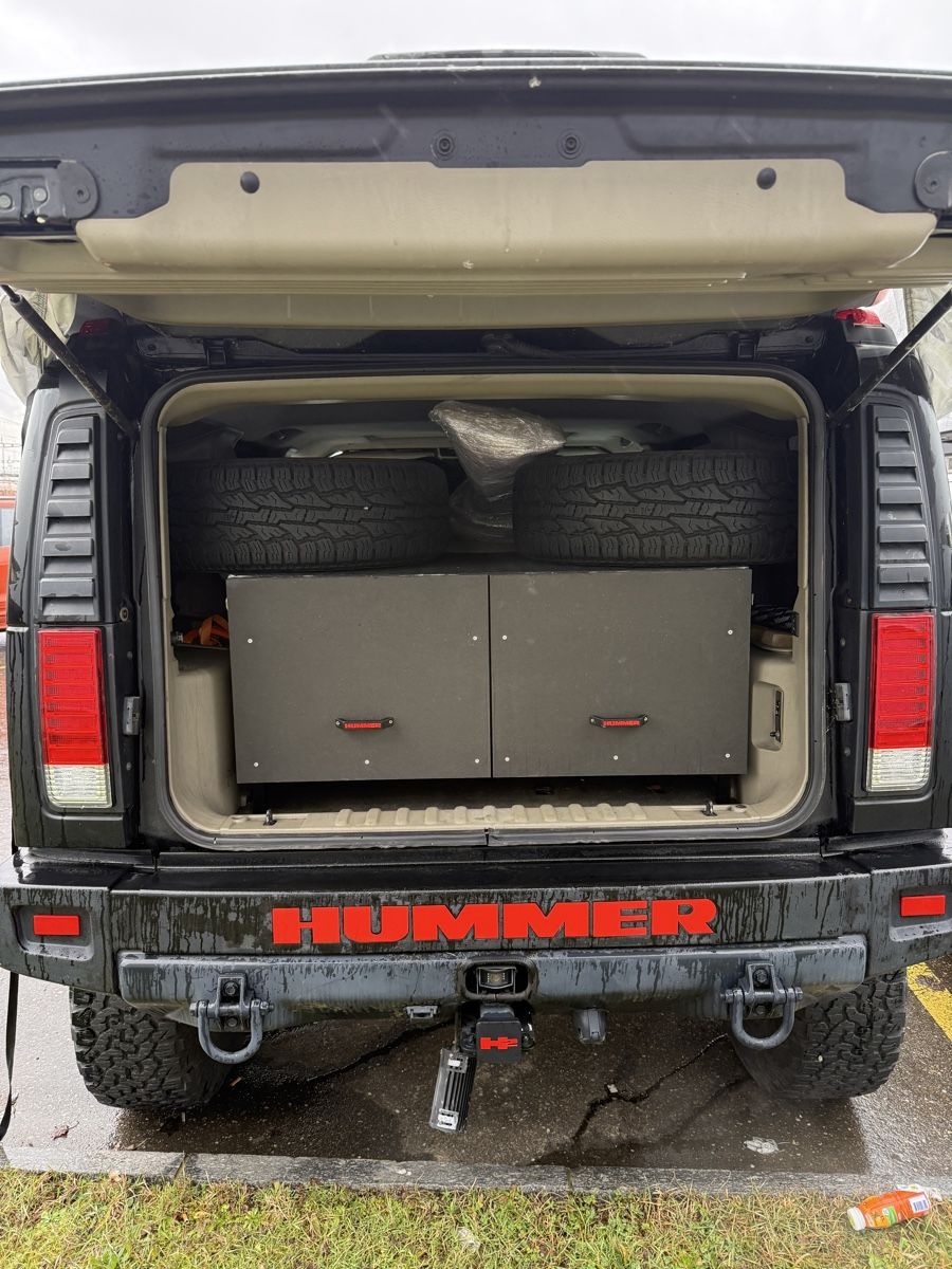 Hummer H2 Kofferraum Ausbau Schubladen ( Campingbox) TOP (Gebraucht) in ...