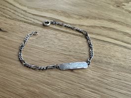 Silber Armband (835) mit Namensgravur "Stefanie"