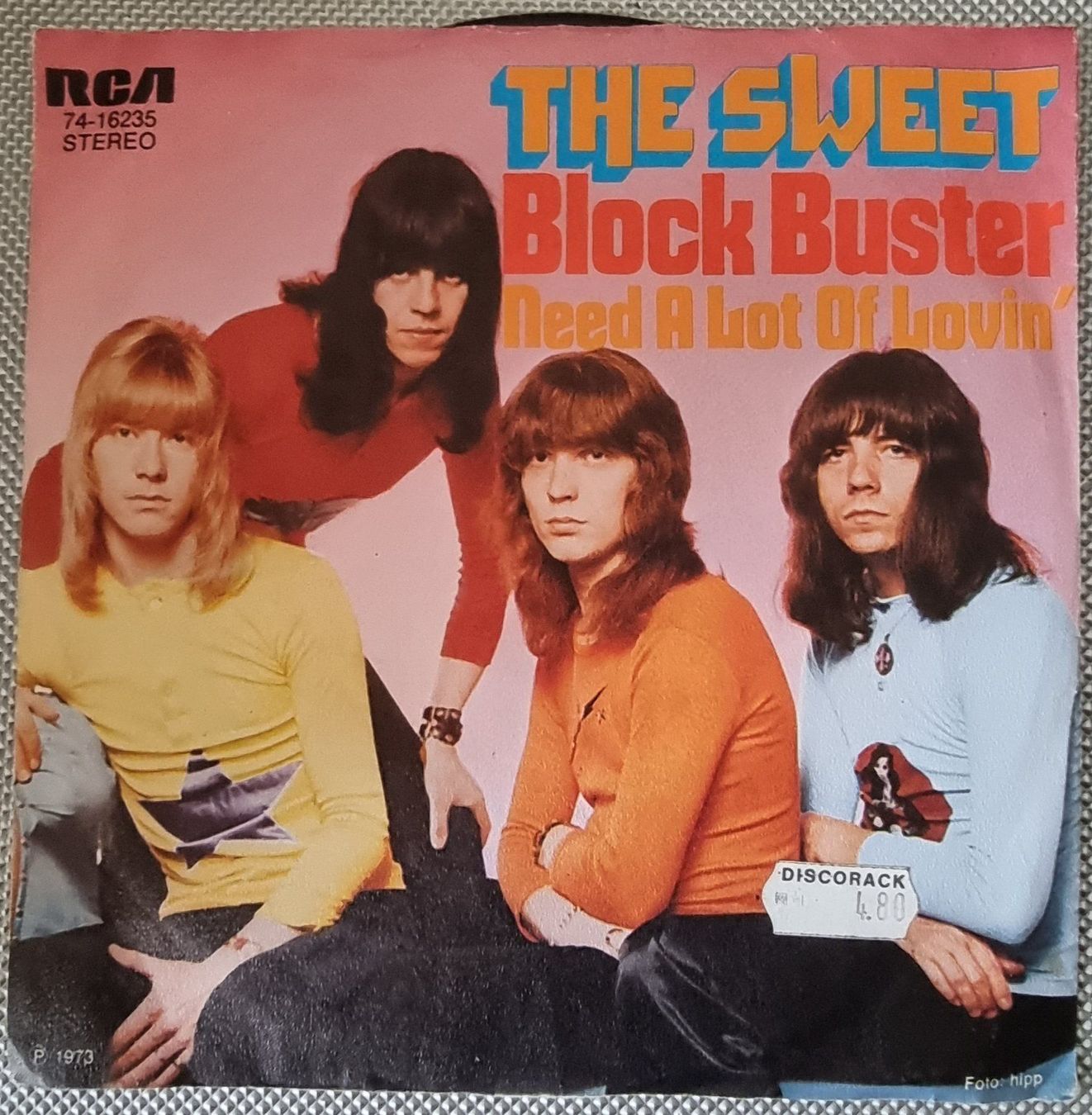 Dischi in vinile: THE SWEET - BLOCK BUSTER - SINGLE – Usato da Greifensee venduto da scharmant