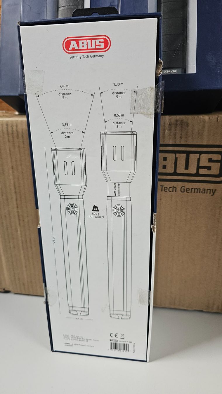 Lampade: 6 x ABUS Seclight TL-525 Taschenlampe Posten – Nuovo e nell'imballaggio originale da Koppigen venduto da Bracher_Mail-House 4