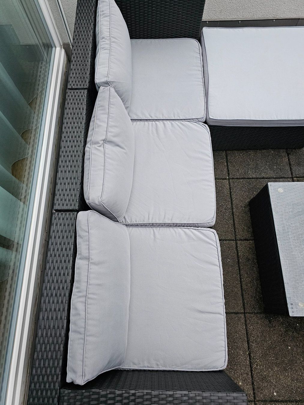 Gonser Sofas: Rattanlounge MALIBU schwarz/anthrazit – Gebraucht aus Moosseedorf von alpiwalk 2