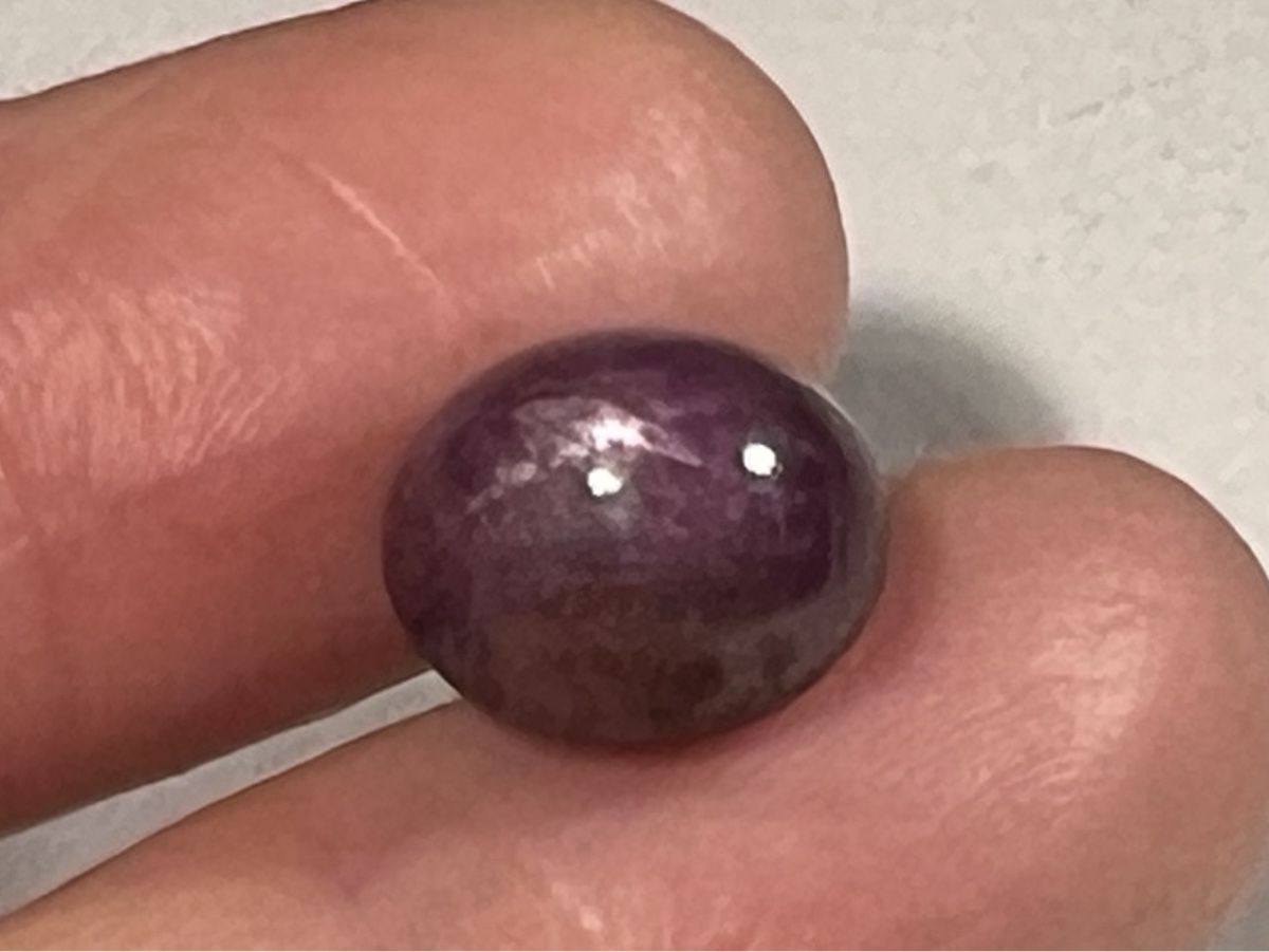 Edelsteine: Rubis Etoilé Naturel Cabochon, Inde, 10ct – Neu (gemäss Beschreibung) aus Genève von DELIRBEADS 2