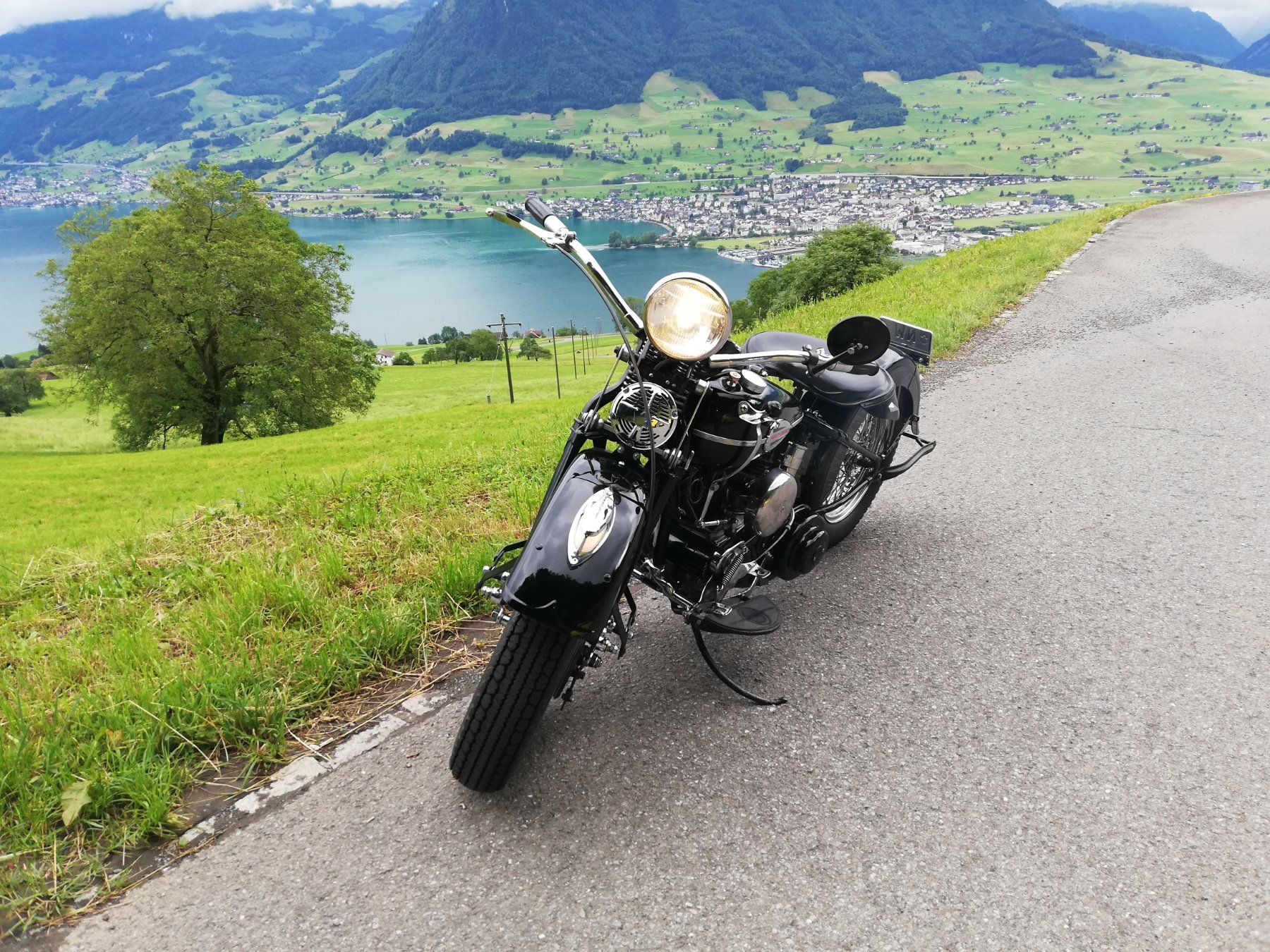 Chopper: Harley-Davidson WLA Oldtimer Motorrad Veteran – Usato da Ennetbürgen venduto da Astya 8