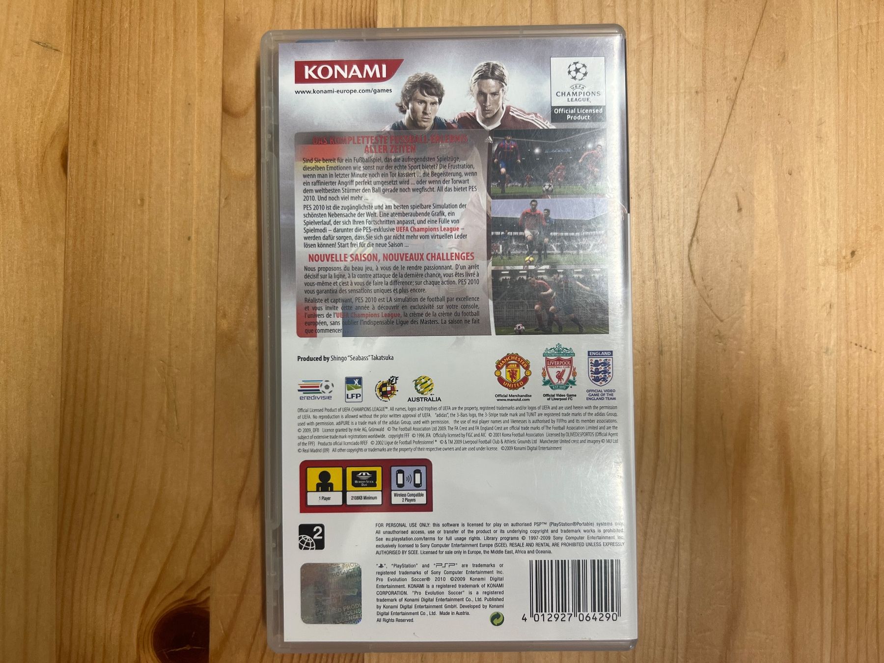 Sony Giochi: PSP Pro Evolution Soccer 2010 PES – Usato da st.gallen venduto da SoCre75 2