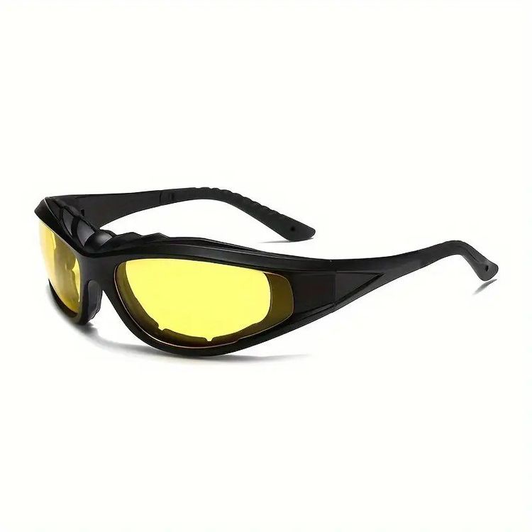 Occhiali & Lenti: Motorradbrille Schwarz / Gelbes Glas – Nuovo e nell'imballaggio originale da Frümsen venduto da Moto-Marte-Rheintal