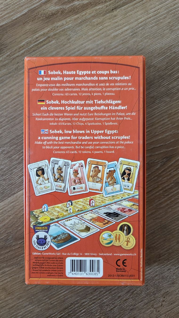 Giochi: Sobek – Nuovo (secondo la descrizione) da Brugg AG venduto da jade16 1