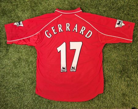 Liverpool Trikot 00-02 #17 Gerrard Original