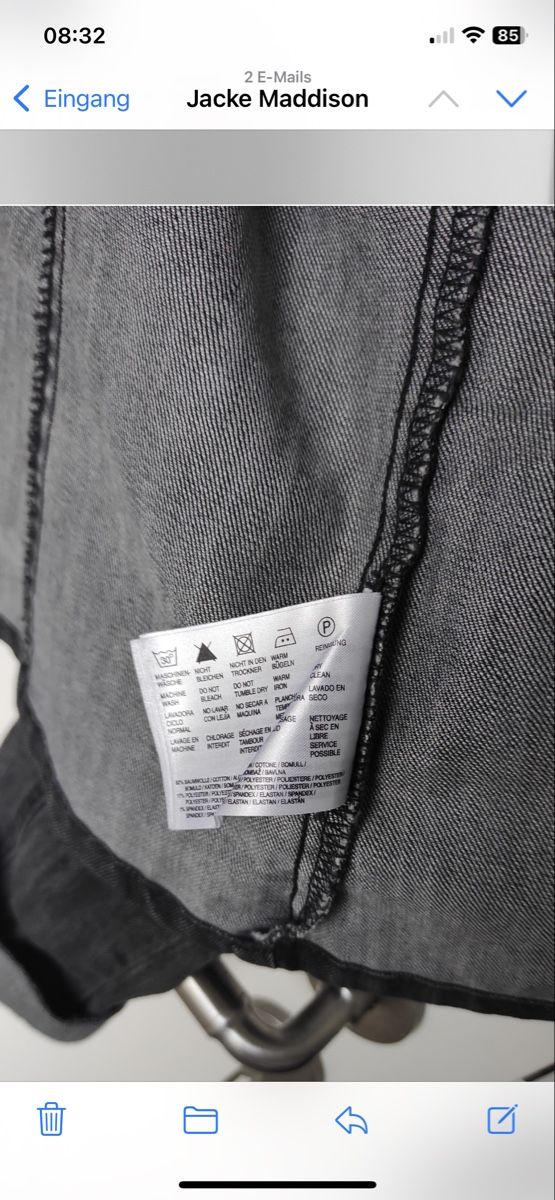 Giacche: Street One Jeansjacke Grösse 42, anthrazit – Nuovo (secondo la descrizione) da Meierskappel venduto da Hala03 2
