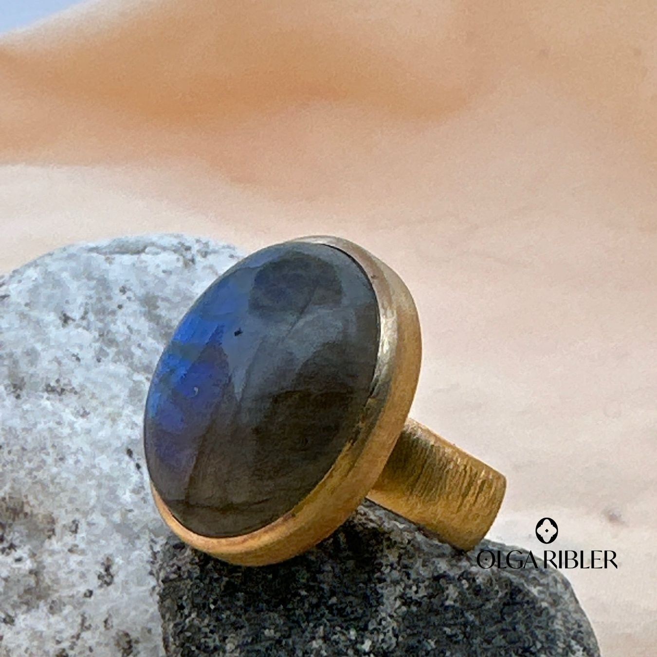 Olga Ribler Ringe: Unikate Silber Ring 925 mit Labradorite Grösse 58 – Neu (gemäss Beschreibung) aus Luzern von Schmuckoutlet 4